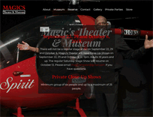 Tablet Screenshot of magicstheater.com